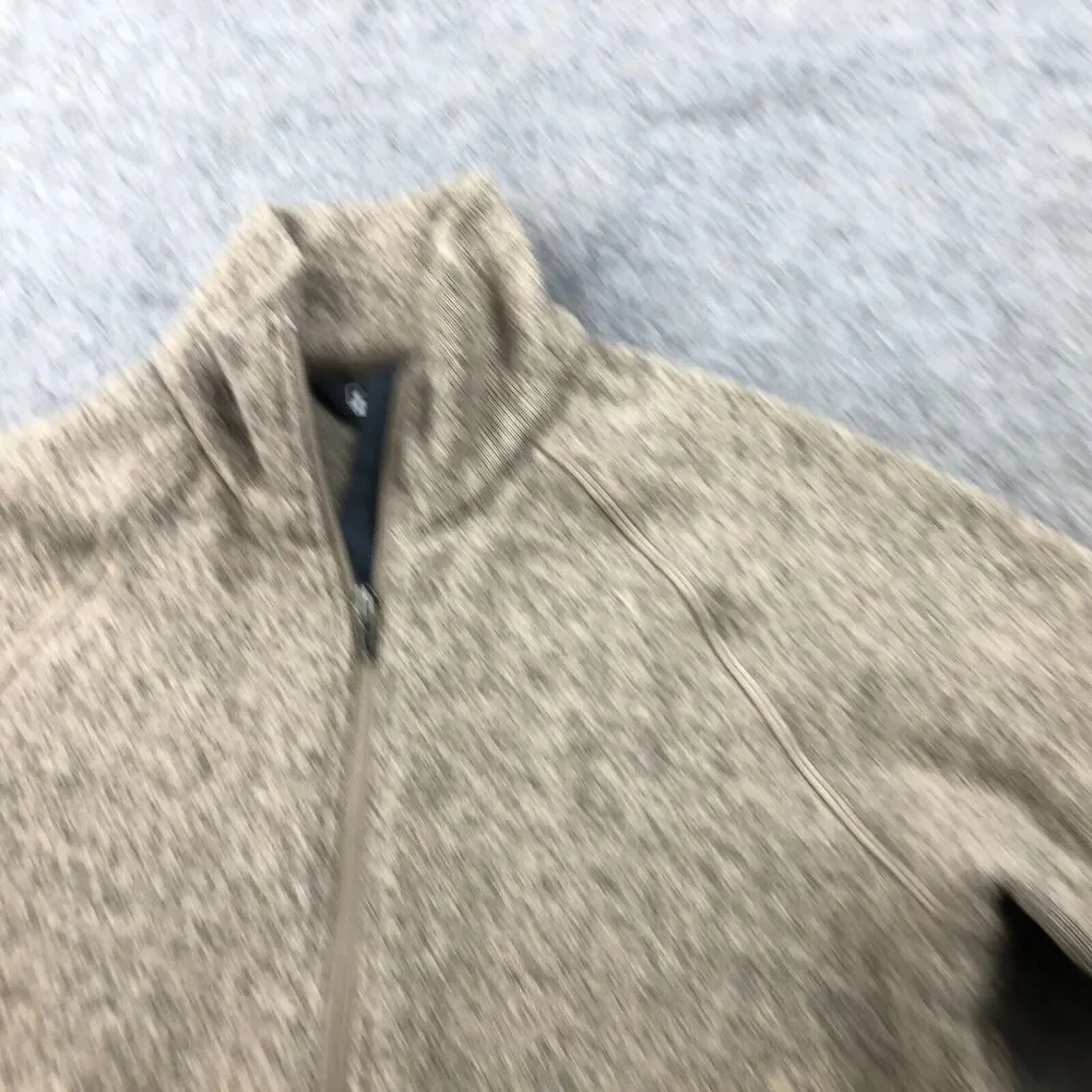 Eastern Mountain Sports Jacket Womens Large Brown Fleece Full Zip Hiking - Picture 4 of 9